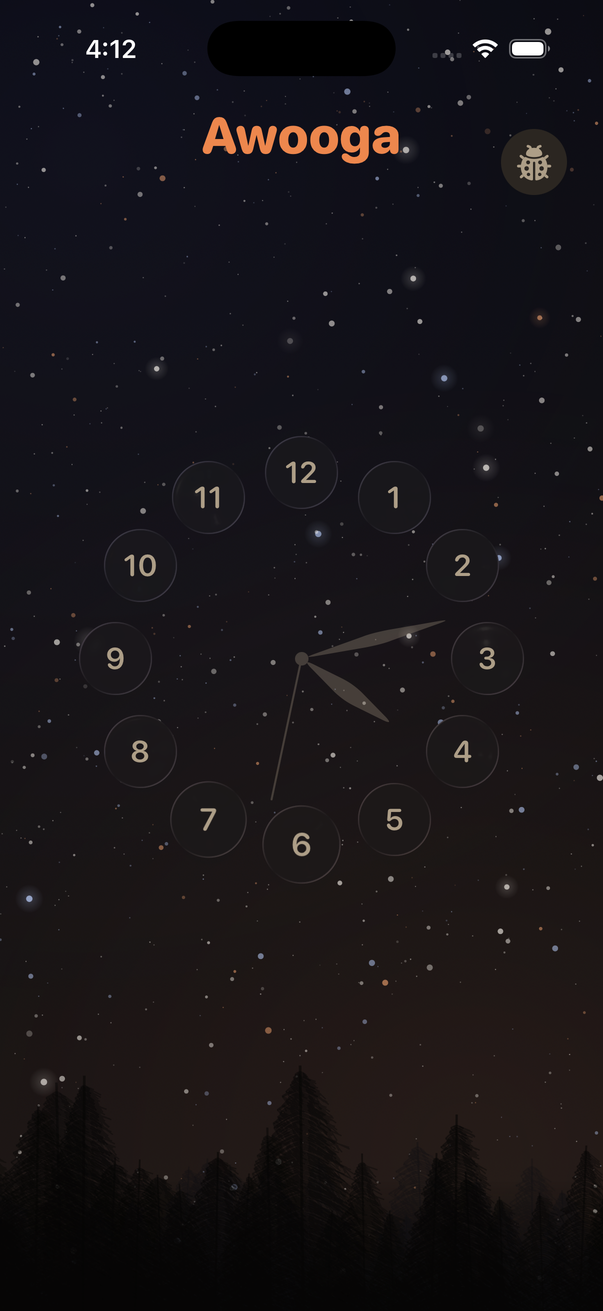Added a starry background